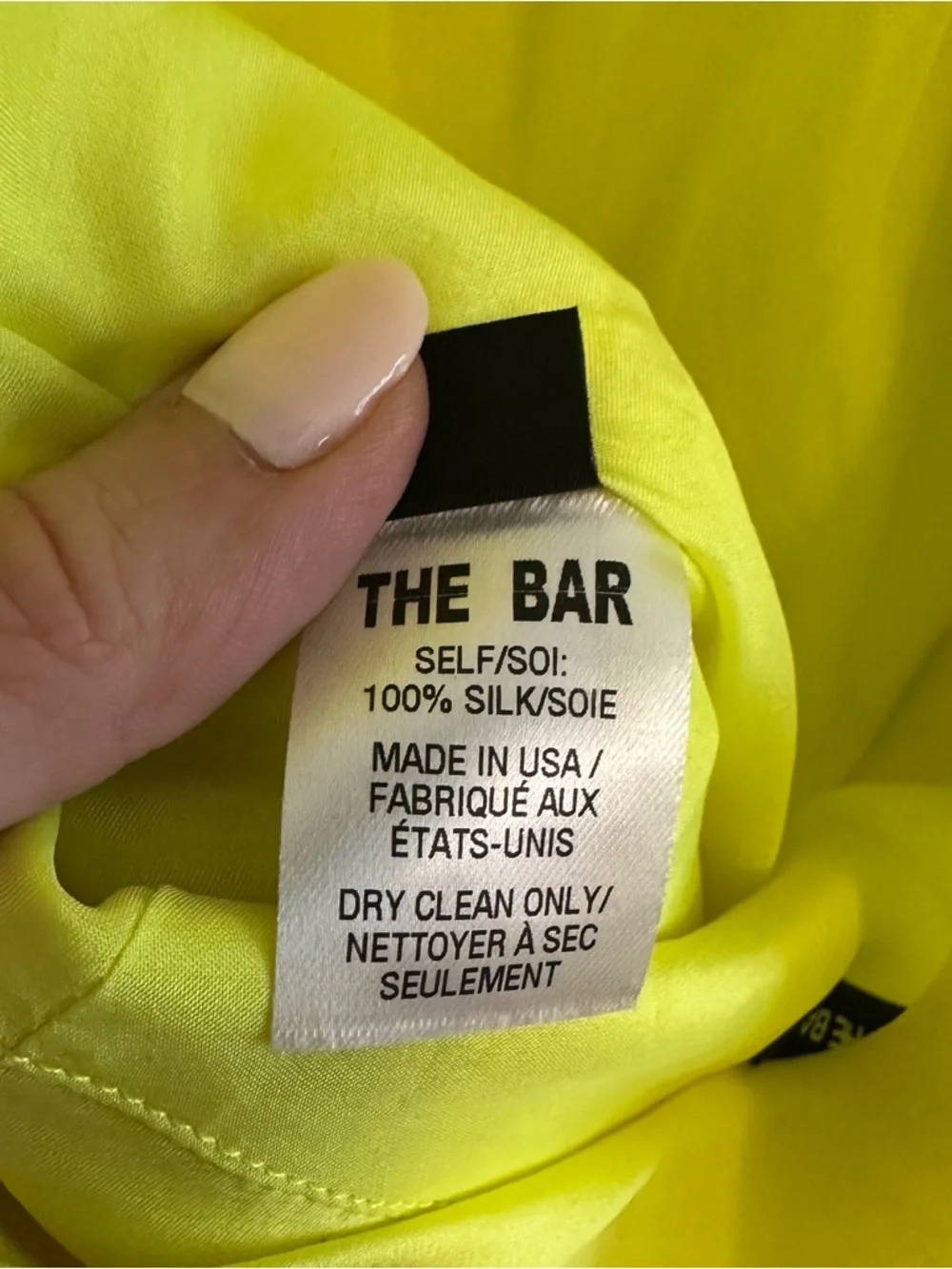 The Bar Max Midi Open Back Neon Yellow Dress